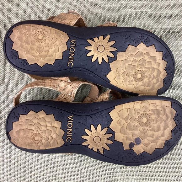 Vionic Cork Tan Sandals - Picture 11 of 11